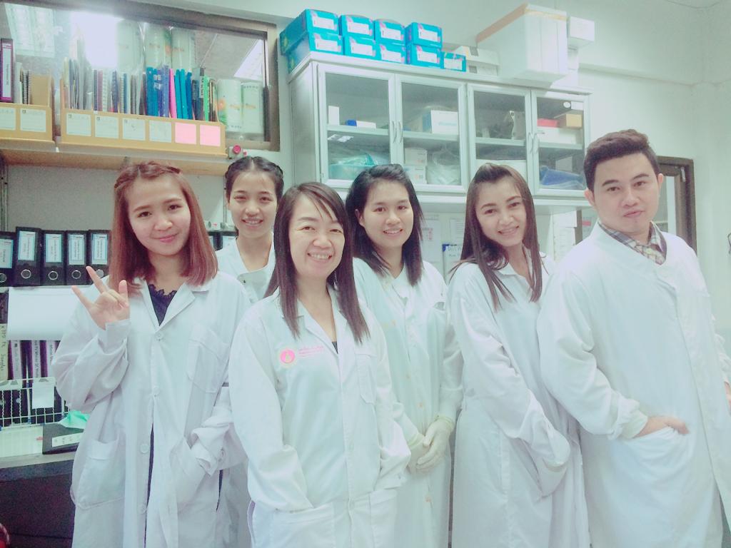 Malaria In Vitro lab staff 